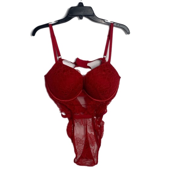 Victoria’s Secret Laced Red Teddy size  XL - Picture 4 of 11